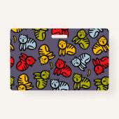 Katzen und Bananen Ausweis (Rückseite)