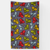 Katzen und Bananen Banner (Vertikal)