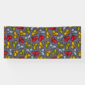 Katzen und Bananen Banner (Horizontal)