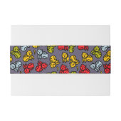 Katzen und Bananen Einladungsbanderole (Rückseitenbeispiel)