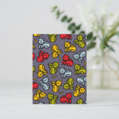 Katzen und Bananen Feiertagskarte (Stehend Vorderseite)