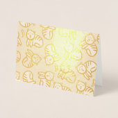 Katzen und Bananen Folienkarte (Vorderseite)