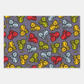 Katzen und Bananen Geschenkpapier Set (Vorderseite)