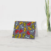 Katzen und Bananen Karte (Rückseite)