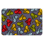 Katzen und Bananen Magnet (Horizontal)