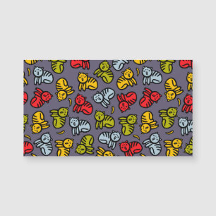 Katzen und Bananen Magnetkarte