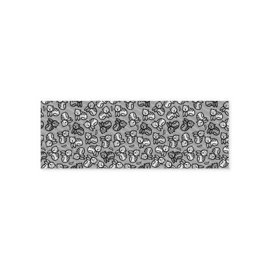 Katzen und Bananen Permastempel (Design)