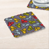 Katzen und Bananen Untersetzer (angewinkelt)