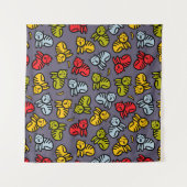 Katzen und Bananen Wandteppich (Vorderseite)