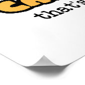 Katzen und Bier 2 Poster (Ecke)