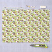 Katzen und Blume Seidenpapier (Handwerk)