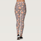 Katzen und Blumen-Leggings Leggings (Rückseite)