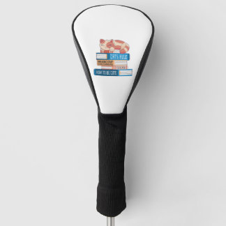 Katzen und Bücher Golf Headcover