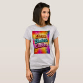 Katzen und Bücher und Kaffee T-Shirt (Vorne ganz)