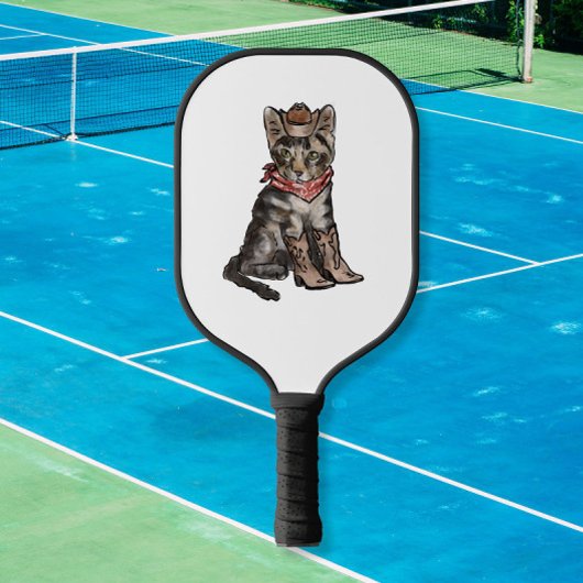 Katzen und Cowboys Pickleball Schläger