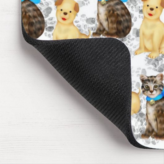 Katzen und dogs2 mousepad (Ecke)