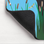 Katzen und Drachen Mousepad (Ecke)