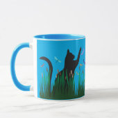 Katzen und Drachen Tasse (Links)