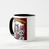 Katzen und eine Rose Muertos 1 Tasse (Vorderseite Links)