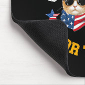 Katzen und Enten für Trump 2024 Mousepad (Ecke)