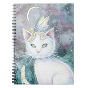 Katzen- und Feen-Notizbuch Notizblock