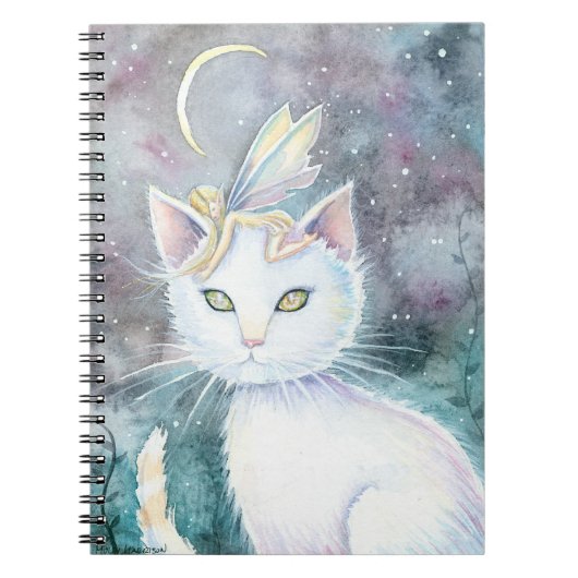 Katzen- und Feen-Notizbuch Notizblock (Vorderseite)