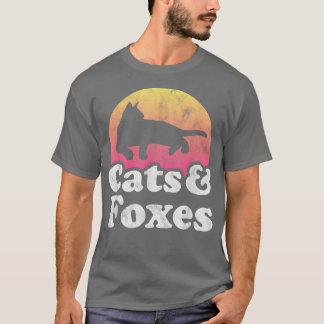 Katzen und Feinde Männer Frauen Jungen oder Mädche T-Shirt