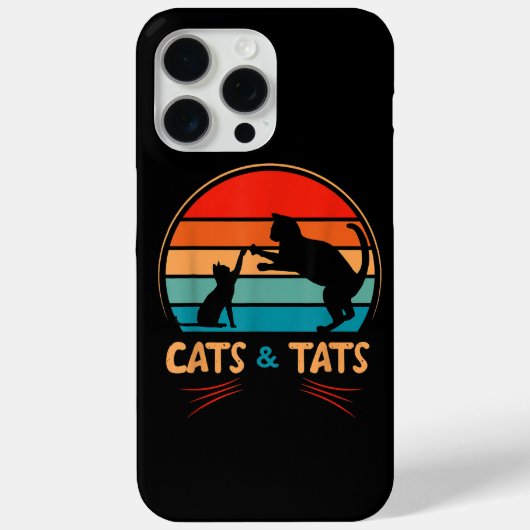 Katzen und Fette - Katzen Case-Mate iPhone Hülle (Rückseite)