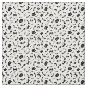 Katzen und Fischbein Stoff (Muster)