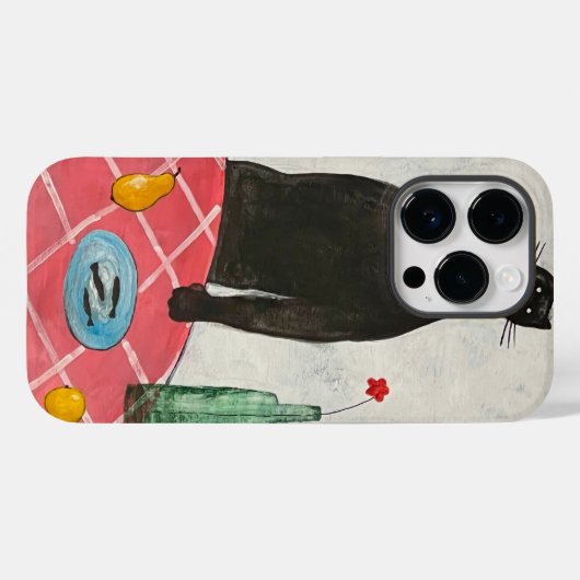 Katzen und Fische Case-Mate iPhone Hülle (Rückseite (Horizontal))