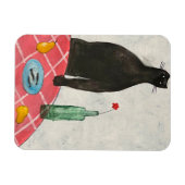 Katzen und Fische Magnet (Horizontal)