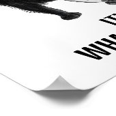 Katzen und Fische Poster (Ecke)