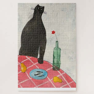 Katzen und Fische Puzzle