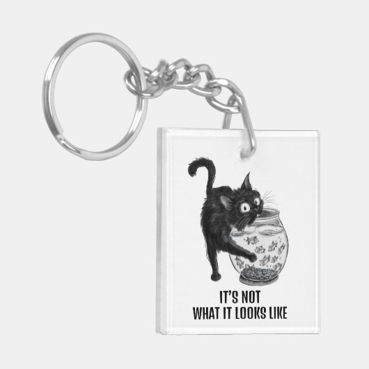 Katzen und Fische Schlüsselanhänger (Vorderseite links)