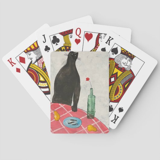 Katzen und Fische Spielkarten (Rückseite)