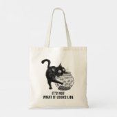 Katzen und Fische Tragetasche (Rückseite)