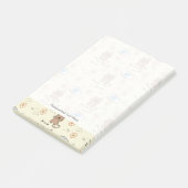Katzen- und Fischmuster Post-it Klebezettel (angewinkelt)