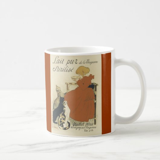 Katzen und (französische) Kaffee-Tasse des Tasse (Rechts)