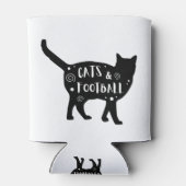 Katzen und Fußball Dosenkühler (Rückseite)