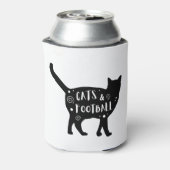 Katzen und Fußball Dosenkühler (Kanne Rückseite)
