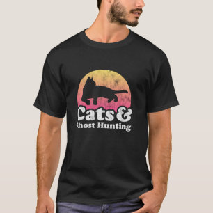 Katzen und Geisterjagd Männer oder Frauen Katze un T-Shirt