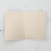 Katzen- und Goldfisch-Grußkarte Karte (Innenseite)