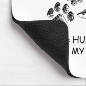 Katzen und Haie machen mich glücklich Menschen mac Mousepad (Ecke)