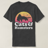 Katzen und Hamster Männer Frauen Hamster oder Mädc T-Shirt (Design vorne)