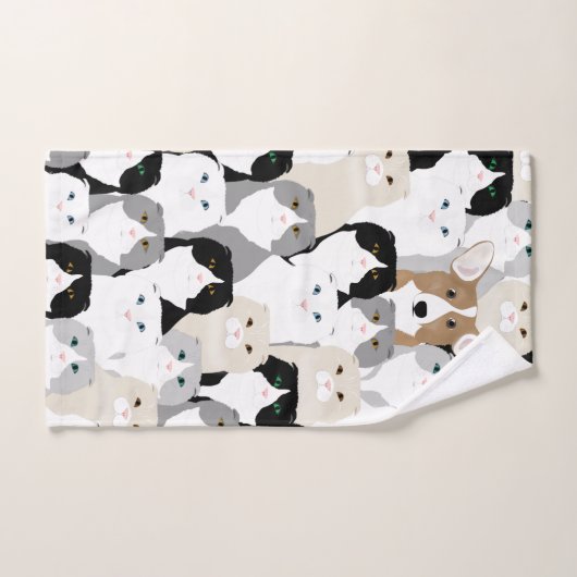 Katzen und Handtuch (Handtuch)