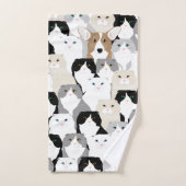Katzen und Handtuch (Handtuch)
