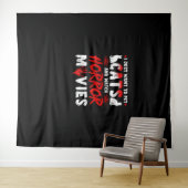 Katzen und Horror Wandteppich (Beispiel (Horizontal))