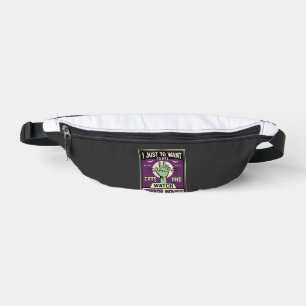Katzen und Horrorfilme Halloween-Design Bauchtasche