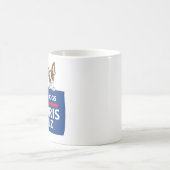 Katzen und Hunde für Harris Walz Kaffeetasse (Mittel)