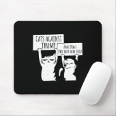 Katzen und Hunde gegen Trump Mousepad (Mit Mouse)